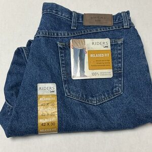 Riders by Lee NWT Mens Denim Relaxed Jeans Sz 42X30